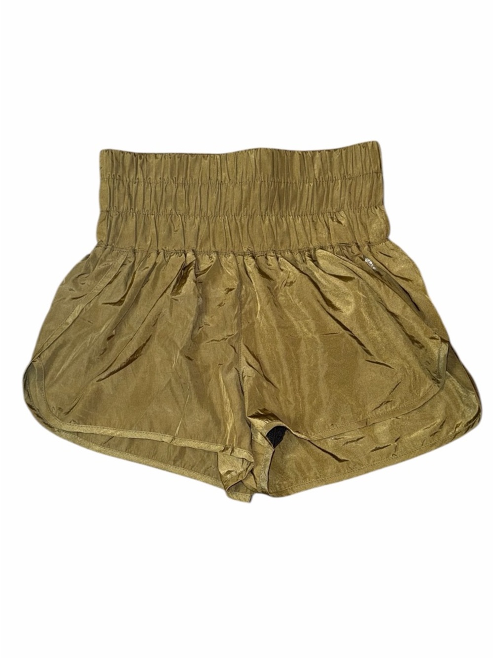 FP Movement Free People Olive Hot Shot Style Flowy Running Short Sz Small Lounge